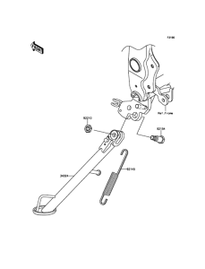 BX250 Подножка