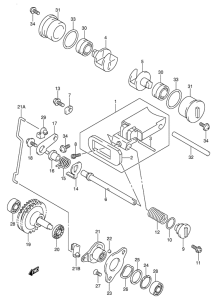 RM250 Клапан выхлопа