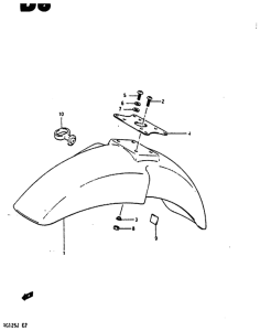 RG125 Переднее крыло