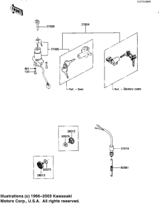 KZ1100 Замок зажикания