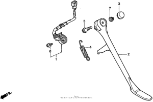 VT1100T Подножка