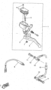 YQ50 Задний торм цилиндр