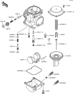 ZG1200 Carburetor parts(1 / 2)