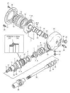 VS1400 Propeller / drive gear