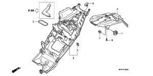 CB1000R Заднее крыло