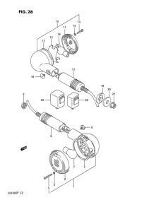 GSF400 Поворотники