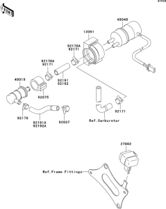 ZX600 Топливный насос