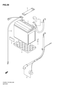 DL650 (ABS) Аккумулятор