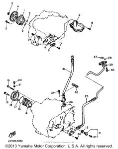 XT600TC (CA ED.) Масляный насос