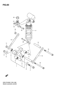GSX-R1000 Втулки заднего рычага