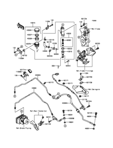 ZX1000 Rear Master Cylinder(1 / 2)