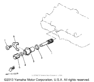 XJ550RJ Тахометр