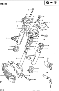 GSX400 Траверса нижняя
