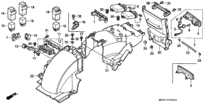 GL1500SE Заднее крыло