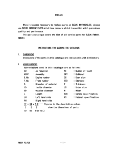 RM80 Catalog preface