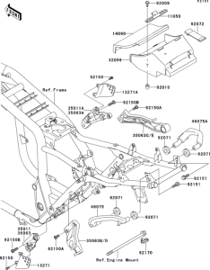 ZR1200 Рама ,крепежные детали