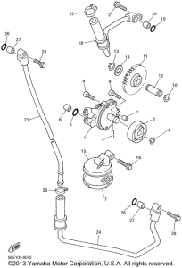 WR400FL Масляный насос