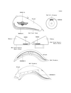 VN800 Decals(black)(vn800-b8)