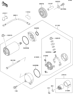 ZR1100 Стартер