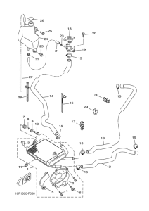 VP125 Radiator & hose