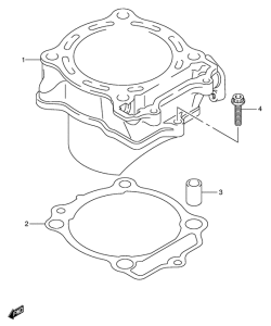 RM-Z450 Цилиндр