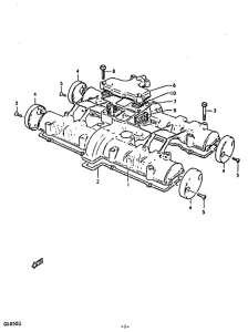 GS850 Крышка головки цилиндров