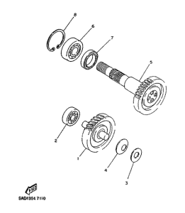 YN50R Трансмиссия