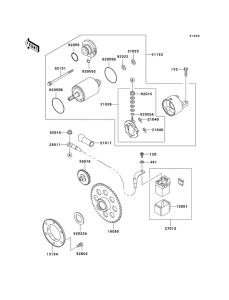 BN125 Стартер