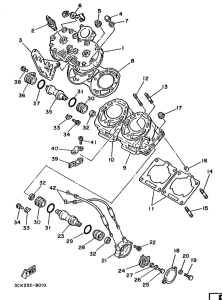 TDR250 Цилиндры