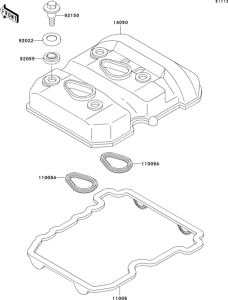 EX250 Крышка головки цилиндров