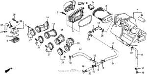 CB1000F Воздушный фильтр