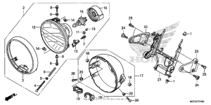 CB1100S (ABS) Фара