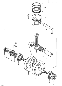 SP370 Вал коленчатый
