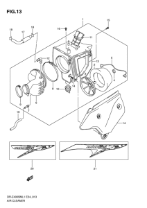 DR-Z400 Воздухоочиститель