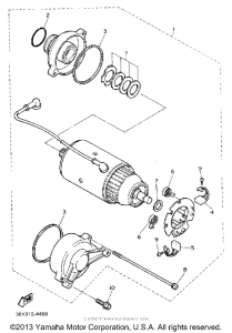 FJ1200AC Стартер