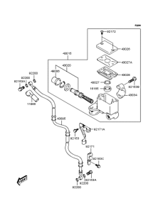 SC250 Главный тормозной цилиндр