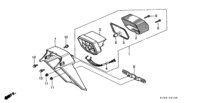 SH75 Taillight unit ass`y