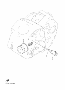 XVS1300CU Масляный фильтр