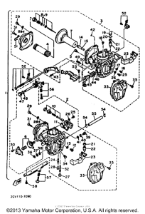 XV535TC Карбюратор