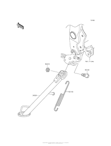 BR250 Подножка
