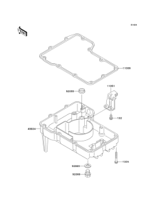 ZX600 Маслянный поддон
