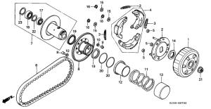 SH50D Вариатор