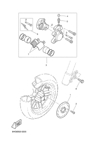 CW50 Передний суппорт