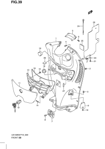 UX150 Багажник передний