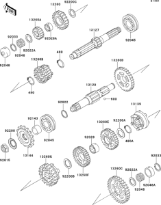ZR1100 Трансмиссия