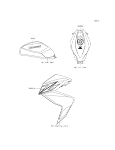 ER250 Наклейки