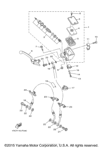 FZ09FCGY Главный тормозной цилиндр