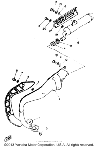 PW80E Выхлопная система