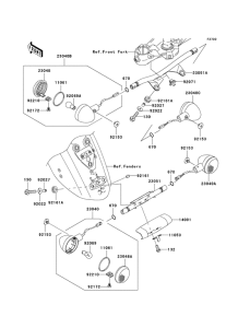 VN2000 Поворотники