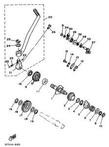 XT350 Стартер